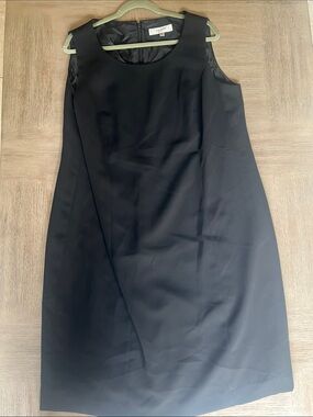 Jones Studio Black Sleeveless Sheath Dress